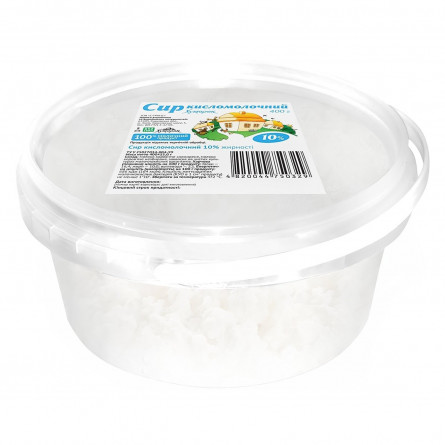 Сир кисломолочний Хуторок 10%, 400г